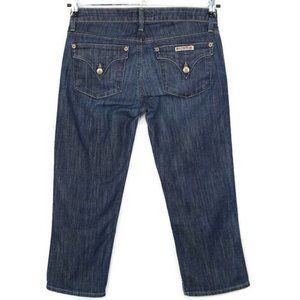 Hudson Capri‎ Cropped Jeans Stretch Button Flap Pockets 27
